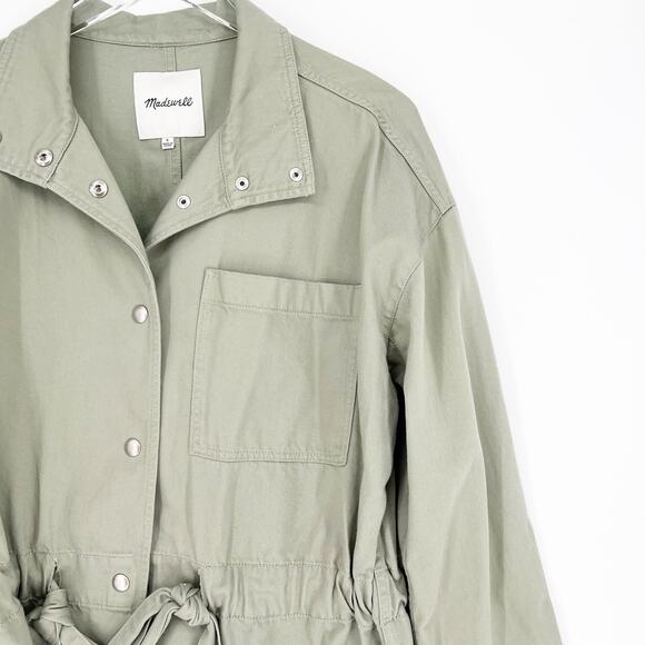 Madewell Southlake Military Jacket S Green - Picture 4 of 8